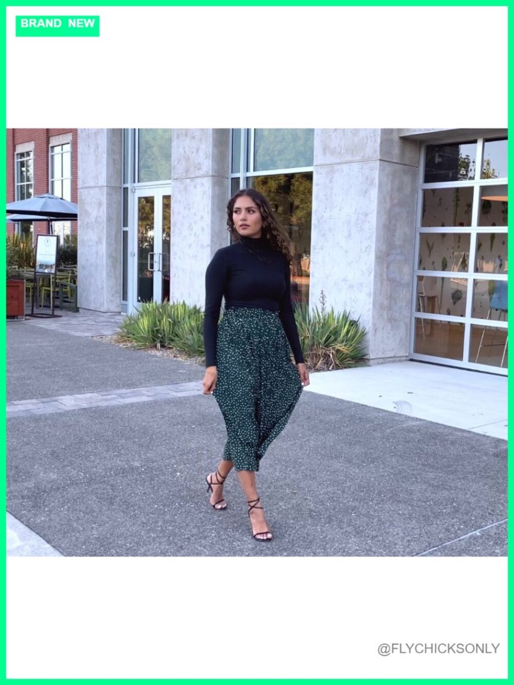 Pleated Midi Skirt with Pockets, Elastic High Waist, A-Line, Reg & Plus Size - Picture 6 of 6